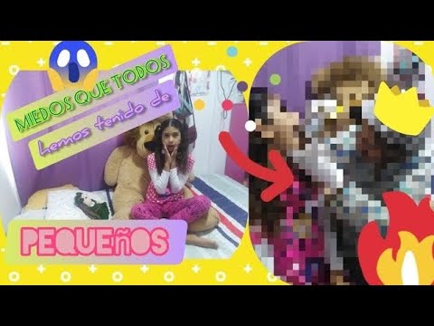 🤯MIEDOS que hemos tenido de niños👀/sketch con mi mamá/by Antonella Echegoyen