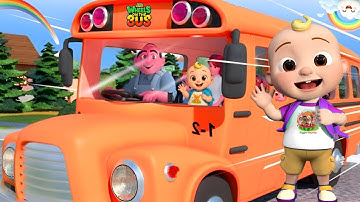 [ 5 MINUTE LOOP ] 🚍 Wheels on the Bus Sound Variations Remix 🎶 || Several Version | Giggle Rhymes