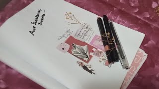 Scrapbook journaling ideas ASMR / ASMR journal aesthetic stickers 📚📓💞