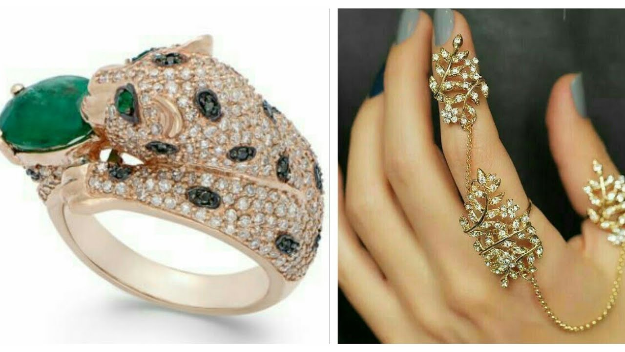 Heavy Design Rings heavy design rings for girls - YouTube
