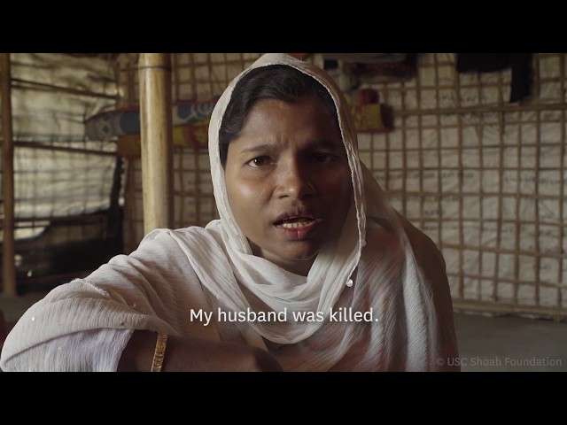 Watch Rohingya Survivor Jamalida Begum | USC Shoah Foundation on YouTube.