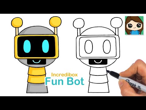 How to Draw Fun Bot Sprunki | Incredibox | Safe Videos for Kids