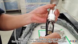 How to disassemble and mount Relfar laser welding head gun