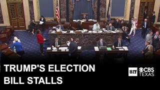 Trump push for election bill stalls amid House conservative blockade