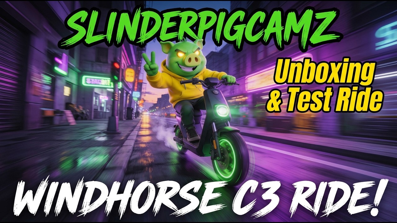 C3 windhorse unboxing video test ride posted as short