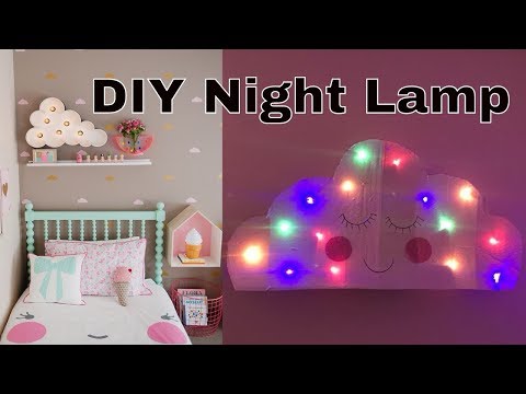 DIY Cloud Lamp ☁ Cardboard Craft | DIY Room Ideas For Kids | Pinterest/Instagram Inspiration