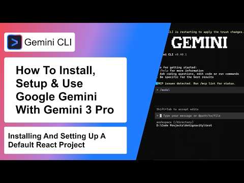 How To Install & Setup Gemini CLI With Gemini 3 pro