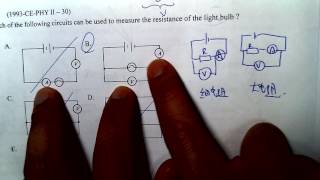 Physics 1996 HKCEE MC 30 A