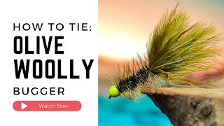 Olive WOOLLY BUGGER Fly Tying Tutorial