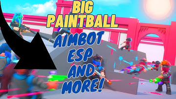 Big PaintBall Script GUI | Aimbot | ESP | Walk Speed