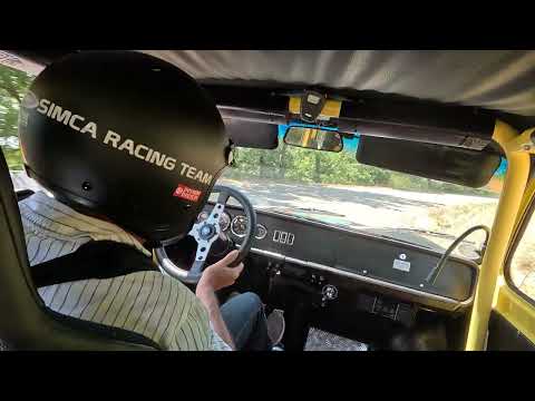 montée histo Cairanne 2025 Simca Rallye 1