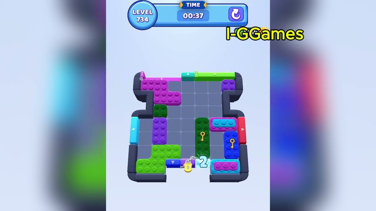 Color Block Jam Level 734 - YouTube