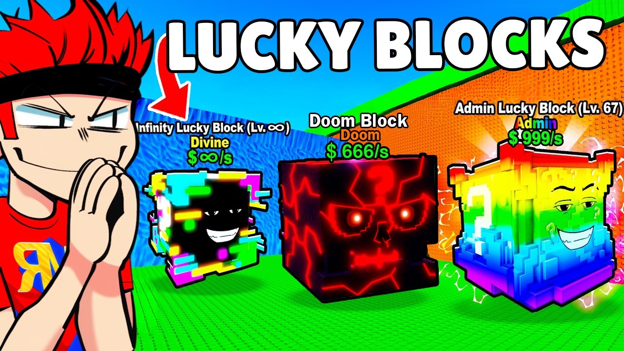 От NOOB до PRO только с LUCKY BLOCK в TSUNAMI BRAINROT?!