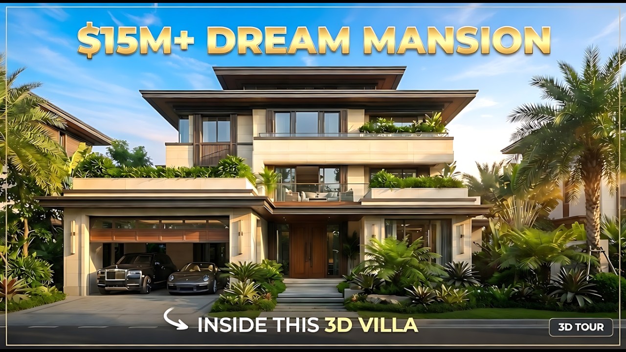 Inside a $15M+ Dream Mansion 🏝️ | Ultra-Luxury Modern Villa Tour 2026