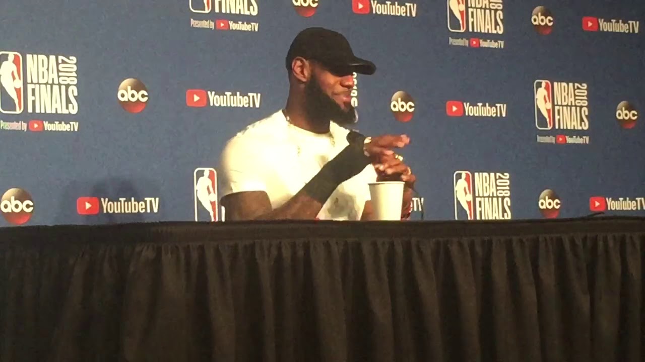 LeBron James Game 4 Finals Postgame Press Conference - YouTube