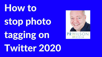 How to stop photo tagging in Twitter 2020
