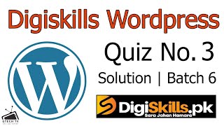 Digiskills – Word Press Quiz # 3 Solution Batch # 6 (Word Press Quiz 3 Batch 6) Profile