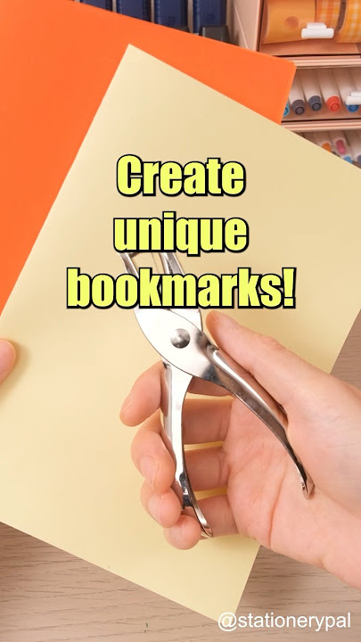 Create unique bookmarks!💖 #stationery #shorts #handmade