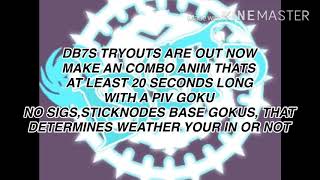 DB7S TRYOUTS NOW(Discord Tag In BIO)