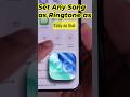 IOS 26 Set ANY Song As RINGTONE From Share Sheet Iphone Ios26 Ios 