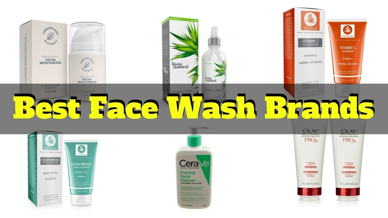 Cleanser 10 Best Face Wash Brands YouTube