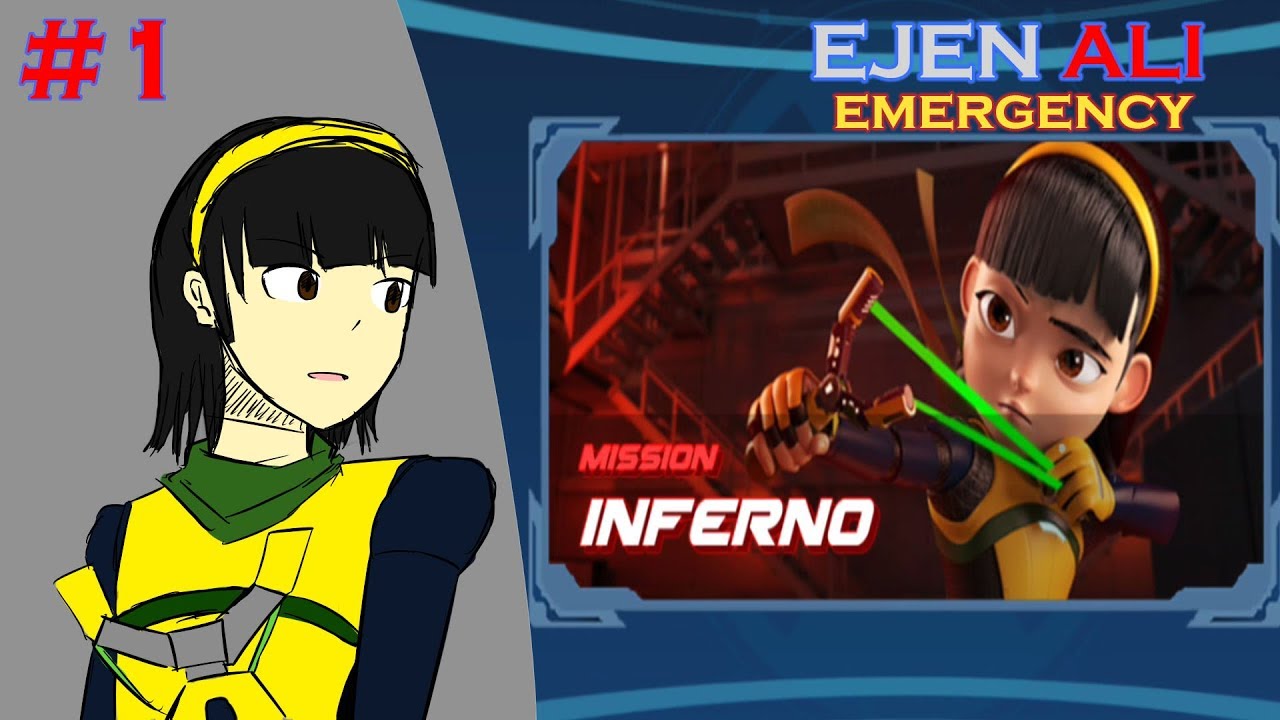 (Part 1) Ejen Ali Emergency Mission Inferno Izzu Ziq Plays YouTube