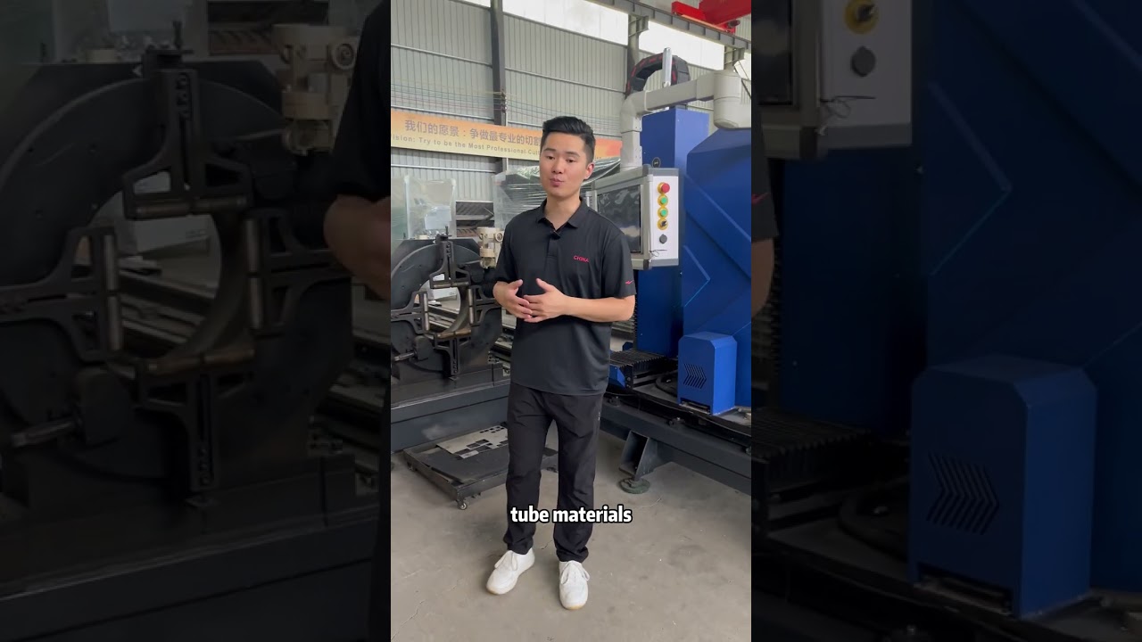 CNC Plasma Tube Cutting Machine with Cutting Bevel function