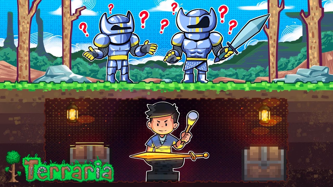 Terraria Manhunt Speedrunner Vs 3 Hunters