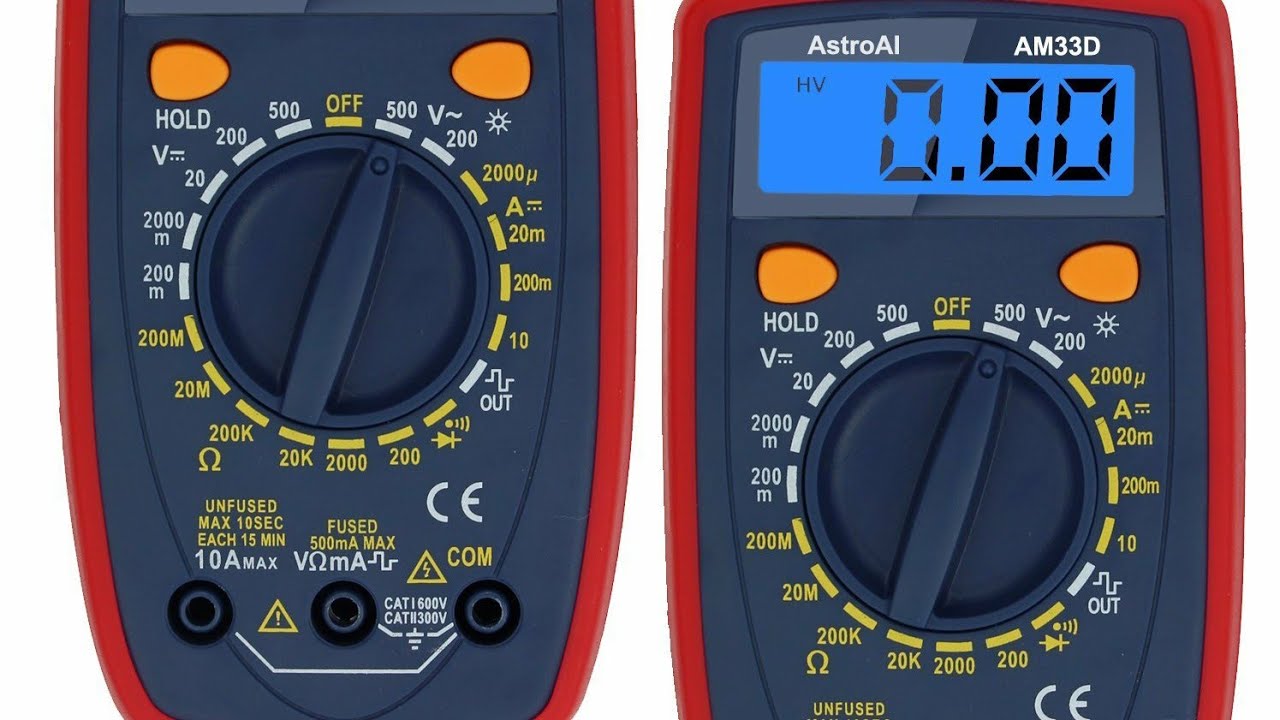 AstroAI 2000 Counts Multimeter, Digital Clamp Meter, Digital