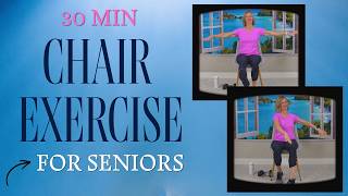 30-Minute Chair Exercises for Seniors | Seated Workout for Mobility & Strength