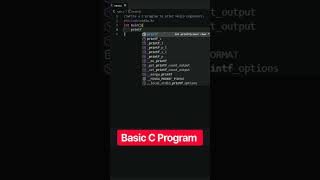 Basic C Program #ctutorials #programming #coding