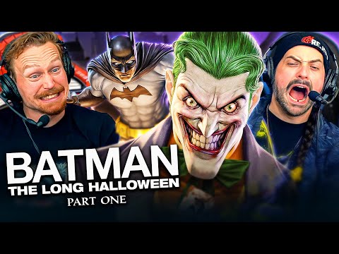 Thumbnail for BATMAN: THE LONG HALLOWEEN PART 1 MOVIE REACTION! First Time Watching! DC Animated 2021 | The Joker