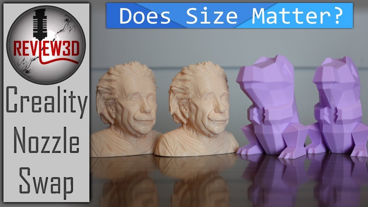 Creality CR-10 .5mm Nozzle Swap for the MK8 Hotend