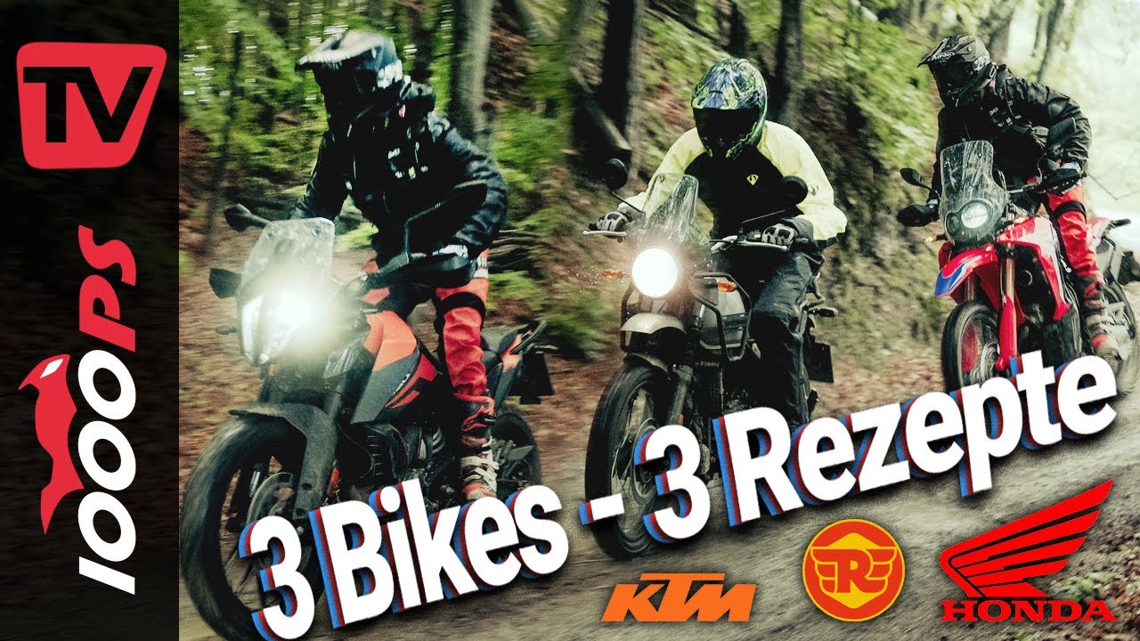 A2-Reiseenduros im Test - KTM 390 Adventure vs Royal Enfield Himalayan vs Honda CRF300 Rally 2021