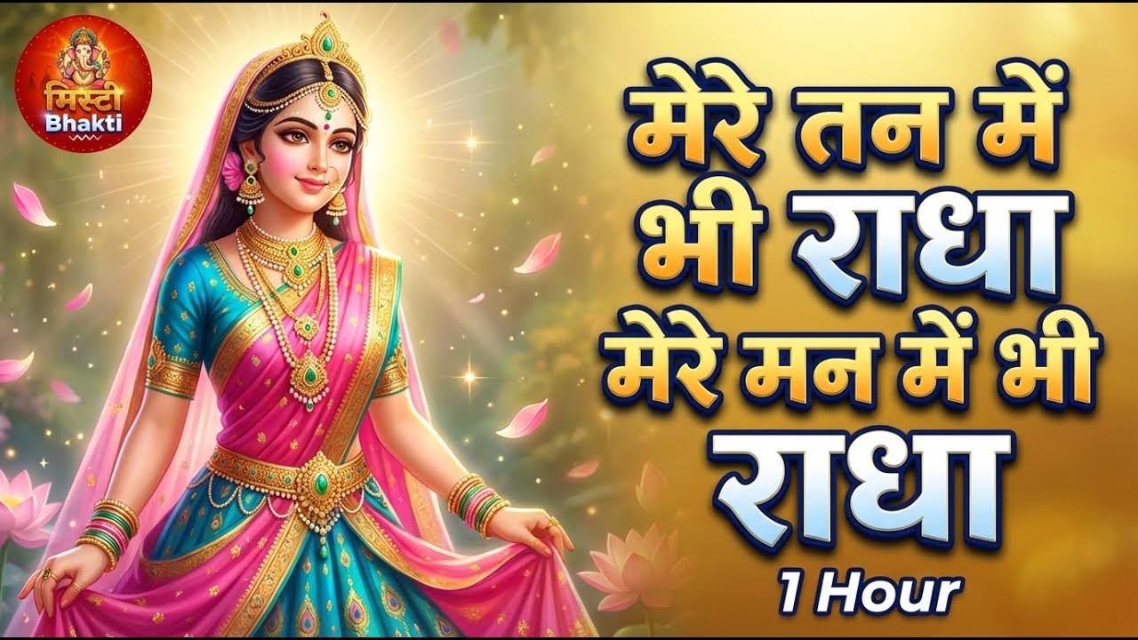 1 Hour | मेरे तन में भी राधा मेरे मन में भी राधा | Mere Tan Me Bhi Radha mere Man Me Bhi Radha |
