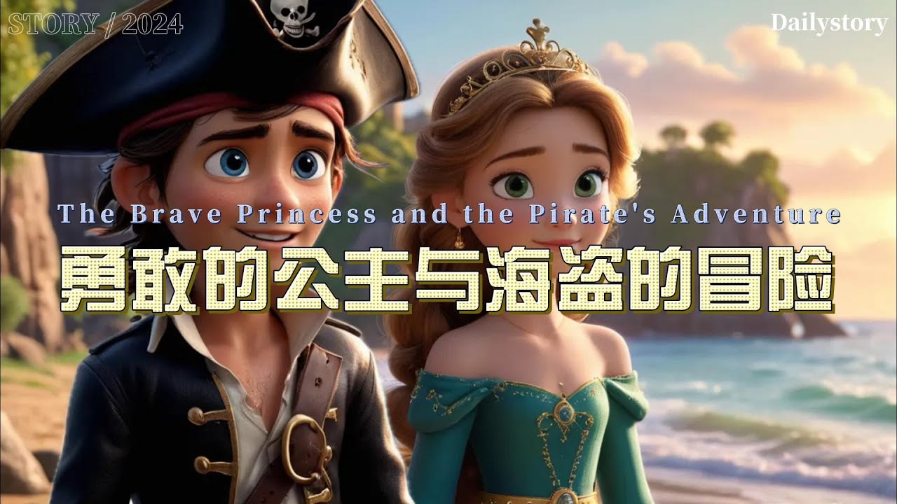 儿童睡前故事:勇敢的公主与海盗的冒险 The Brave Princess and the Pirate's Adventure ...