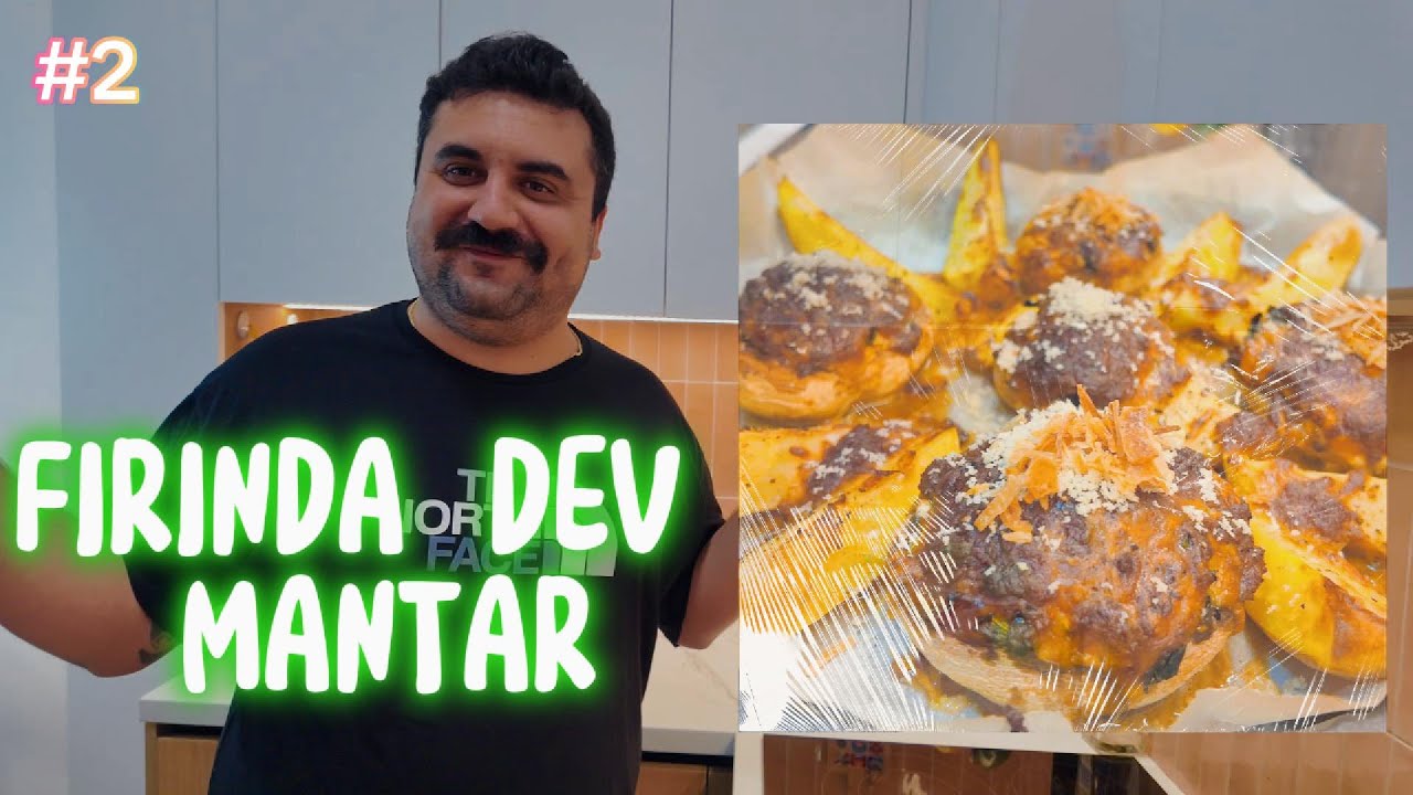 Fırında Dev Mantar(şüpheli) Pişirdik | Peyniri yaktık kannnnnziiiii | Parmak araya gideyazdı