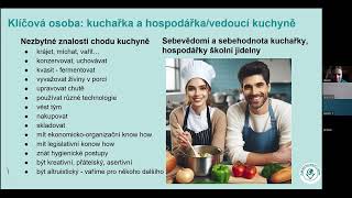 Záznam z webináře "Tvorba jídelníčku pro zdravé a udržitelné školní stravování