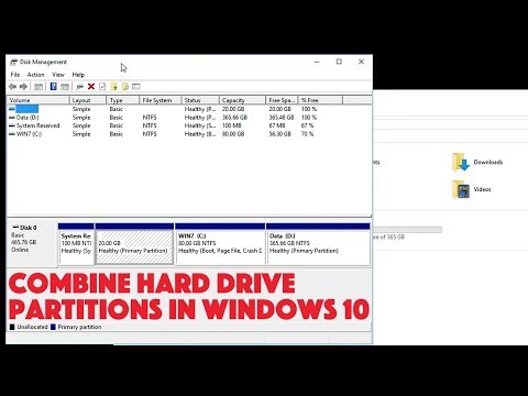 वीडियो: हार्ड डिस्क विभाजन को कैसे मर्ज करें