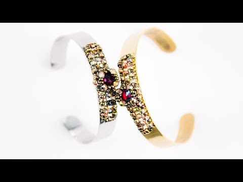 Браслет на металлической основе(Часть 1/2)