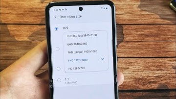 Galaxy Z Flip: How to Change Video Resolution & Aspect Ratio (4k@60fps, 1080p HD, etc)