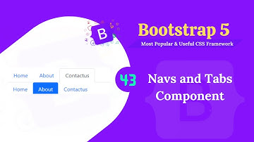 Bootstrap 5 nav and tabs component.
