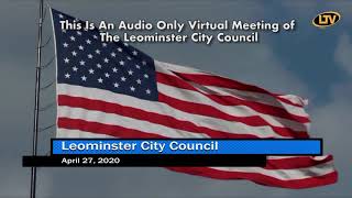 Leominster City Council 4-27-20