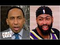 The Lakers won't lose if Anthony Davis shows up - Stephen A. | First Take