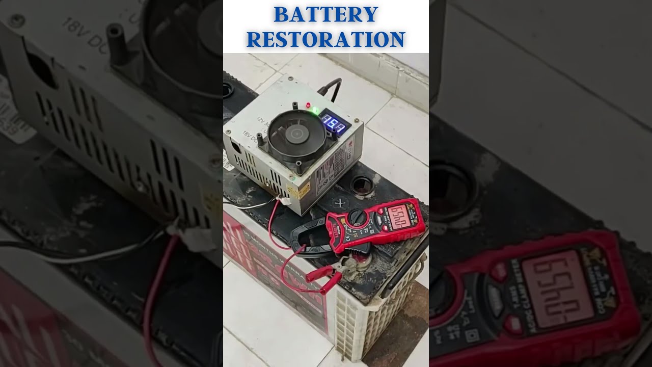 Restoration Video | Amazing Restoration Technique of Old Lead Acid battery | Restore Dead Battery |