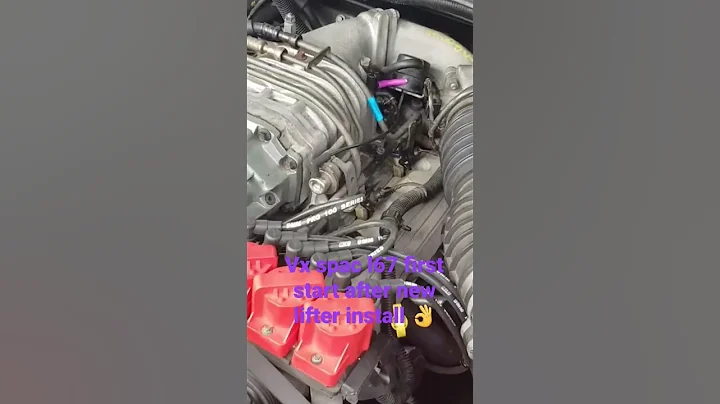 vx commodore l67 First Start (after new lifter install)