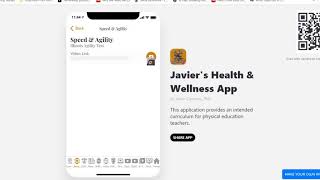 Accessing Fitness Assessments from Javier's Health & Wellness App screenshot 1