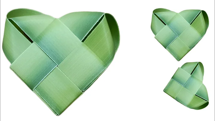 How To Make Coconut Leaf Heart I Palm Leaf Heart I Coconut Leaf Craft I How to Make Palm Leaf Heart