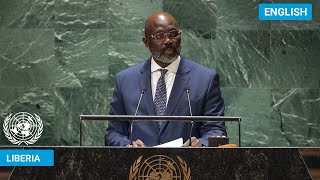 🇱🇷 Liberia - President Addresses United Nations General Debate, 78th Session | #UNGA