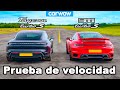 Prueba de velocidad: Porsche Taycan Turbo S vs Porsche 911 Turbo S